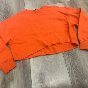La Mode Orange Sweatshirt
